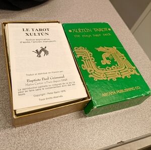 Rare Maya Tarot Deck Xyltún Tarot Arcana Publishing Co. 1976 Complete Deck